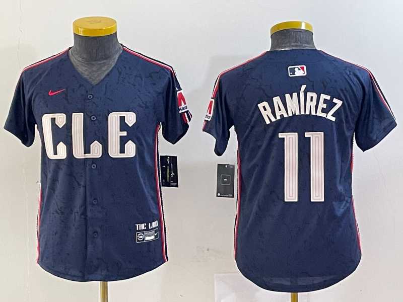 Youth Cleveland Guardians #11 Jose Ramirez Navy 2024 City Connect Limited Stitched Jersey1,We sell and wholesale Youth Cleveland Guardians #11 Jose Ramirez Navy 2024 City Connect Limited Stitched Jersey1 on line form chian!